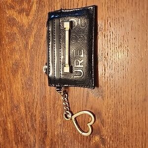 Juicy Couture mini card holder coin purse with heart clip on
